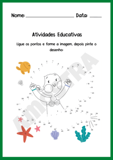 Atividade de ligar pontos